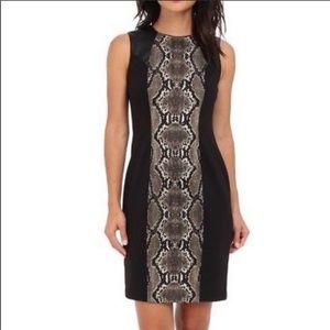 Calvin Klein Snakeskin Dress